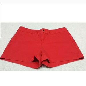 Banana republic red shorts size 10